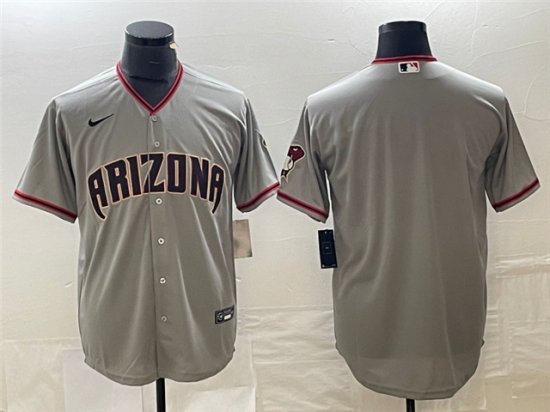 Arizona Diamondbacks Blank Gray Cool Base Team Jersey