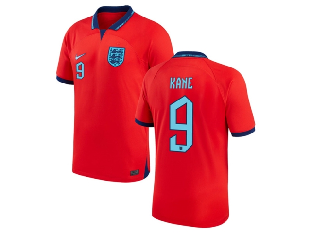 National England #9 Kane Away Blue 2022/23 Soccer Jersey - Click Image to Close