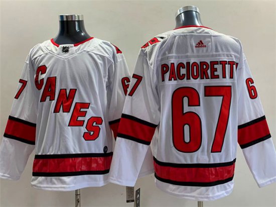 Carolina Hurricanes #67 Max Pacioretty Away White Jersey