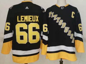 Pittsburgh Penguins #66 Mario Lemieux 2021/22 Alternate Black Jersey