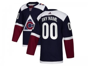 Colorado Avalanche Custom #00 Alternate Dark Blue Jersey