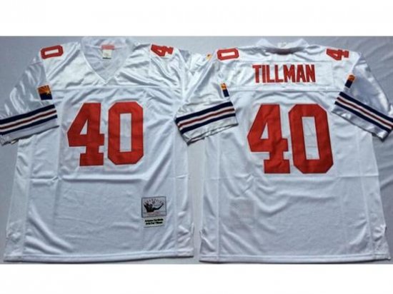 Arizona Cardinals #40 Pat Tillman 2000 Throwback White Jersey