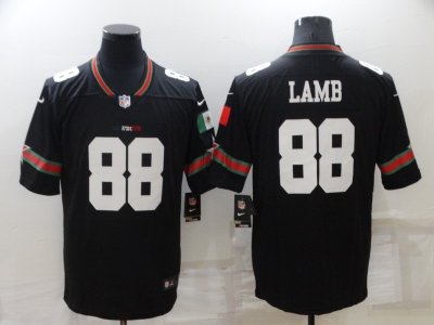 Dallas Cowboys #88 CeeDee Lamb Mexico Black Vapor Limited Jersey