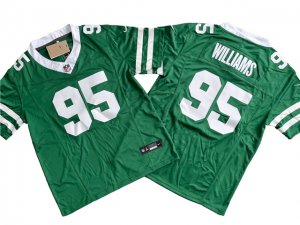 New York Jets #95 Quinnen Williams Legacy Green Vapor F.U.S.E. Limited Jersey