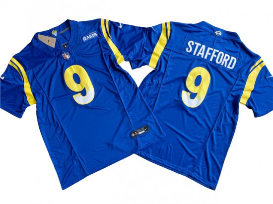 Los Angeles Rams #9 Matthew Stafford Royal Vapor F.U.S.E. Limited Jersey