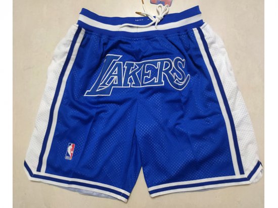 Los Angeles Lakers Just Don Lakers Blue Basketball Shorts