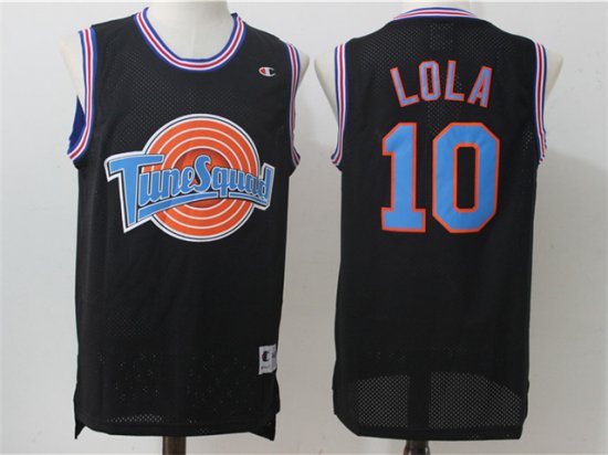 Space Jam Tune Squad #10 Lola Bunny Black Jersey