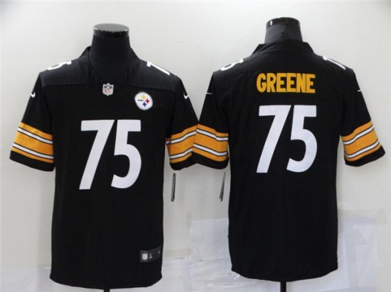 Pittsburgh Steelers #75 Joe Greene Black Vapor Limited Jersey