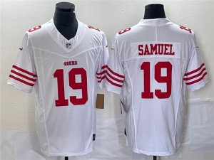 San Francisco 49ers #19 Deebo Samuel White Vapor F.U.S.E. Limited Jersey