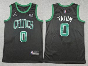 Boston Celtics #0 Jayson Tatum 2023-24 Black Statement Swingman Jersey