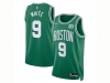 Boston Celtics #9 Derrick White Green Swingman Jersey