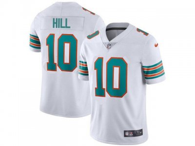 Miami Dolphins #10 Tyreek Hill White Color Rush Vapor Limited Jersey