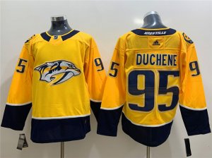 Nashville Predators #95 Matt Duchene Gold Jersey