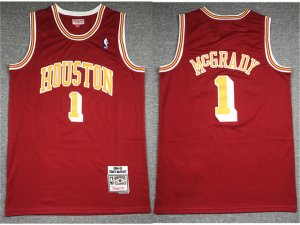 Houston Rockets #1 Tracy McGrady 2004-05 Red Hardwood Classics Jersey