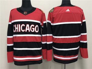 Chicago Blackhawks Blank 2022/23 Black Reverse Retro Jersey