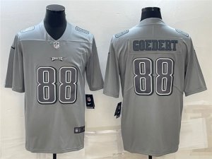 Philadelphia Eagles #88 Dallas Goedert Gray Atmosphere Fashion Limited Jersey