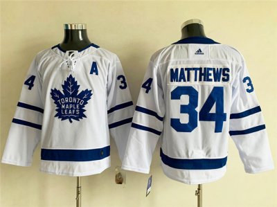 Youth Toronto Maple Leafs #34 Auston Matthews White Jersey