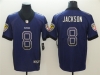 Baltimore Ravens #8 Lamar Jackson Purple Drift Fashion Limited Jersey