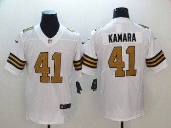 New Orleans Saints #41 Alvin Kamara White Color Rush Limited Jersey