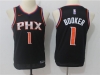 Youth Phoenix Suns #1 Devin Booker Black Swingman Jersey