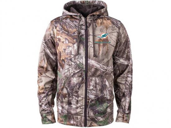 Miami Dolphins Camo Pocket Pullover Hoodie