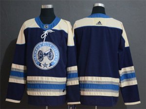 Columbus Blue Jackets Blank Alternate Navy Team Jersey