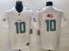 Miami Dolphins #10 Tyreek Hill White Vapor Limited Jersey