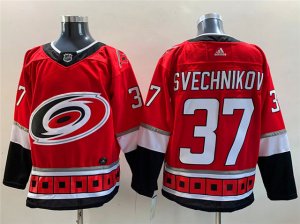 Carolina Hurricanes #37 Andrei Svechnikov Red Jersey