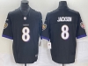 Baltimore Ravens #8 Lamar Jackson Black Vapor F.U.S.E. Limited Jersey