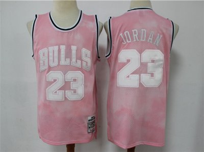 Chicago Bulls #23 Michael Jordan Cloudy Skies Hardwood Classic Jersey