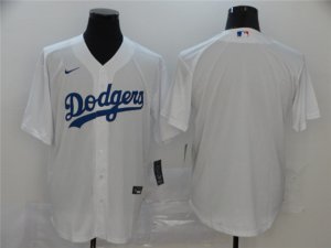 Los Angeles Dodgers Blank White Cool Base Team Jersey