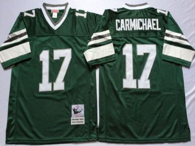 Philadelphia Eagles #17 Harold Carmichael 1980 Throwback Green Jersey