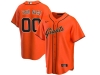 San Francisco Giants #00 Orange Cool Base Custom Jersey