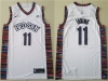 Brooklyn Nets #11 Kyrie Irving 2020-21 White Biggie Swingman Jersey