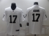 Las Vegas Raiders #17 Davante Adams White Vapor Limited Jersey