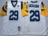 Los Angeles Rams #29 Eric Dickerson White Throwback Jersey