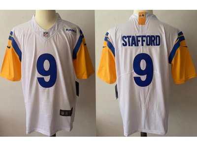 Los Angeles Rams #9 Matthew Stafford White Vapor Limited Jersey