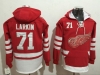 Detroit Red Wings #71 Dylan Larkin Red Hoodie