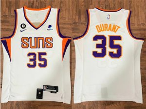 Phoenix Suns #35 Kevin Durant White Swingman Jersey