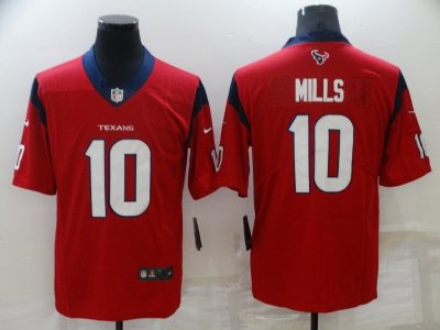 Houston Texans #10 Davis Mills Red Vapor Limited Jersey