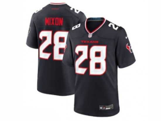 Houston Texans #28 Joe Mixon 2024 Navy Vapor Limited Jersey