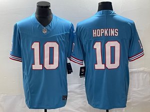 Tennessee Titans #10 DeAndre Hopkins Light Blue Vapor F.U.S.E. Limited Jersey