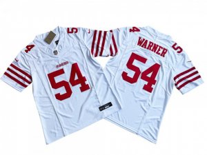 San Francisco 49ers #54 Fred Warner White Vapor F.U.S.E. Limited Jersey