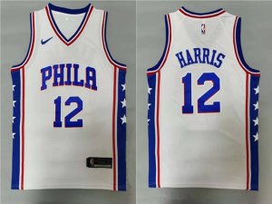 Philadelphia 76ers #12 Tobias Harris White Swingman Jersey