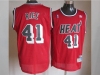 Miami Heat #41 Glen Rice Red Hardwood Classic Jersey