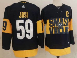 Nashville Predators #59 Roman Josi Black 2022 Stadium Series Jersey