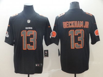 Cleveland Browns #13 Odell Beckham Jr. Black Vapor Impact Limited Jersey