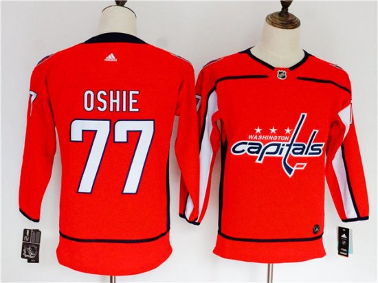 Youth Washington Capitals #77 T.J. Oshie Red Jersey