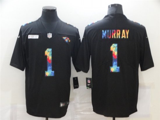 Arizona Cardinals #1 Kyler Murray Black Rainbow Vapor Limited Jersey