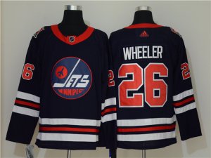 Winnipeg Jets #26 Blake Wheeler 2019 Navy Heritage Classic Jersey